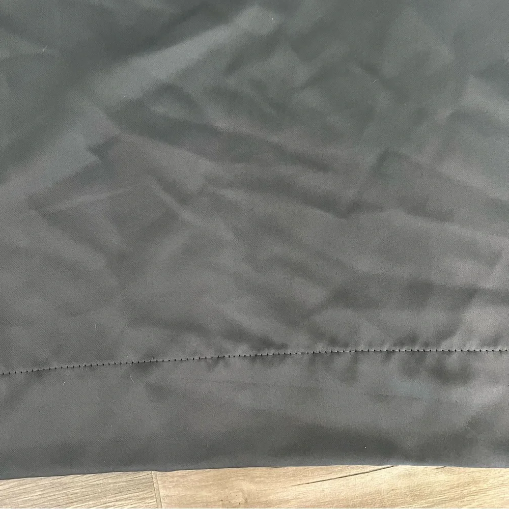 Set of 2 dark gray grommet curtain panels 53x105in